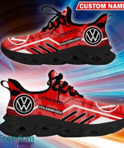 Custom Name Volkswagen Logo Camo Red Chic Chunky Sneaker Gift For Men Women Max Soul Shoes - Custom Name Volkswagen Logo Racing Car Tractor Farmer Max Soul Shoes Photo 4