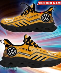 Custom Name Volkswagen Logo Camo Yellow Casual Running Sneaker Gift For Men Women Max Soul Shoes - Custom Name Volkswagen Logo Racing Car Tractor Farmer Max Soul Shoes Photo 2