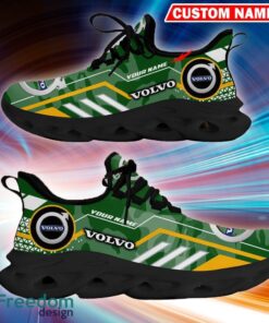 Custom Name Volvo Logo Camo Green Statement Running Sneaker Gift For Men Women Max Soul Shoes - Custom Name Volvo Logo Racing Car Tractor Farmer Max Soul Shoes Photo 7