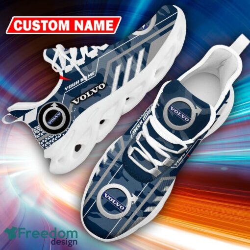 Custom Name Volvo Logo Camo Navy Collection Chunky Sneaker Gift For Men Women Max Soul Shoes - Custom Name Volvo Logo Racing Car Tractor Farmer Max Soul Shoes Photo 20