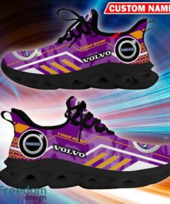 Custom Name Volvo Logo Camo Purple Runners Chunky Sneaker Gift For Men Women Max Soul Shoes - Custom Name Volvo Logo Racing Car Tractor Farmer Max Soul Shoes Photo 6