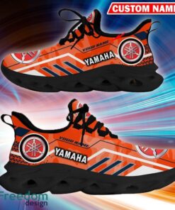 Custom Name Yamaha Logo Camo Orange Footwear Sport Sneaker Gift For Men Women Max Soul Shoes - Custom Name Yamaha Logo Racing Car Tractor Farmer Max Soul Shoes Photo 9