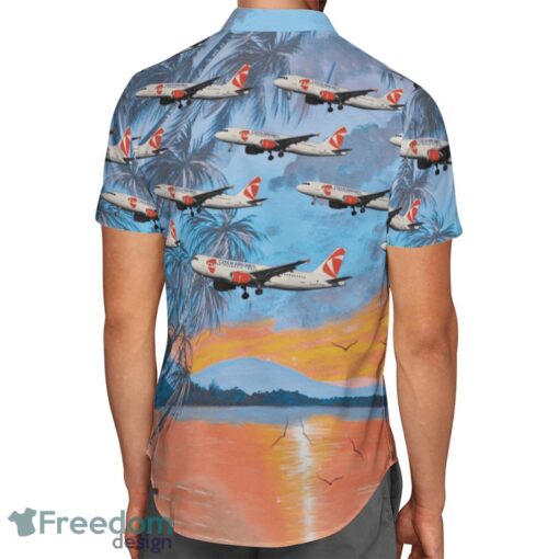 Czech Airlines Summer Hawaiian Shirt Summer Hawaiian Shirt Product Photo 3