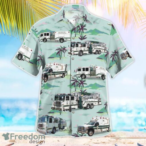 Dale City Volunteer Fire Department 3D Hawaiian Shirt Product Photo 2