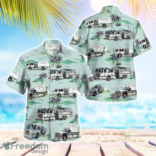 Dale City Volunteer Fire Department 3D Hawaiian Shirt Product Photo 1