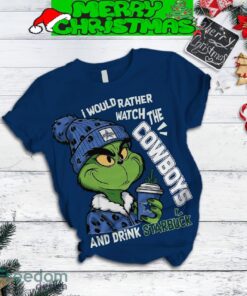 Dallas Cowboys Grinch Drink Starbucks Fleece Pajamas Set Christmas For Family image Dallas Cowboys Grinch Drink Starbucks Fleece Pajamas Set Christmas For Family - Dallas Cowboys Grinch Drink Starbucks Fleece Pajamas Set-3