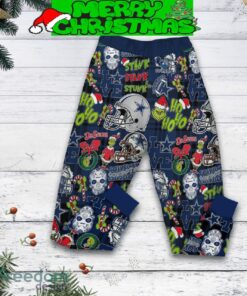 Dallas Cowboys Grinch Hate Us Christmas Fleece Pajamas Set For Women Gift Christmas image Dallas Cowboys Grinch Hate Us Christmas Fleece Pajamas Set For Women Gift Christmas - Dallas Cowboys Grinch Hate Us Christmas Fleece Pajamas Set-3