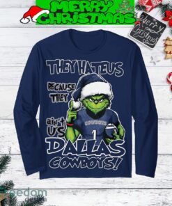Dallas Cowboys Grinch Hate Us Christmas Fleece Pajamas Set For Women Gift Christmas image Dallas Cowboys Grinch Hate Us Christmas Fleece Pajamas Set For Women Gift Christmas - Dallas Cowboys Grinch Hate Us Christmas Fleece Pajamas Set-4