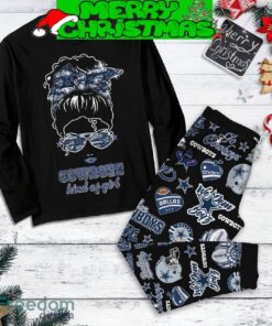 Dallas Cowboys Kind Of Girl Christmas Fleece Pajamas Set All Over Print Christmas Gift