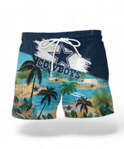 Dallas Cowboys Logo Combo Hawaiian Shirt And Short Trending Summer For Fans Product Photo 2