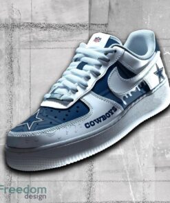 Dallas Cowboys NFL AF1 Shoes Luxury All Over Print Gift Air Force 1 Sneaker