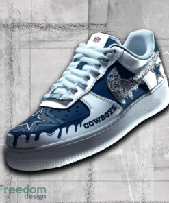 Dallas Cowboys NFL Sparkling AF1 Shoes Modern All Over Print Gift Air Force 1 Sneaker