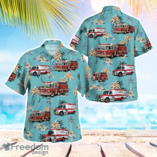 Damascus, Montgomery County, Damascus Volunteer Fire Department Hawaiian Shirt Beach Shirt Summer Holiday Gift Product Photo 1