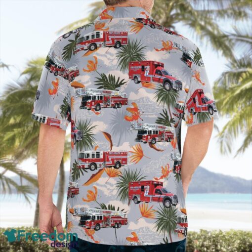 Darien, DuPage County, Illinois, Tri-State Fire Protection District Summer Hawaiian Shirt For Men Women Product Photo 2