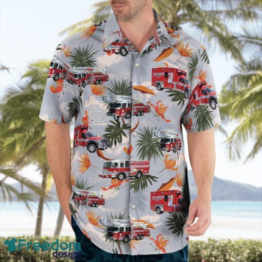 Darien, DuPage County, Illinois, Tri-State Fire Protection District Summer Hawaiian Shirt For Men Women Product Photo 4