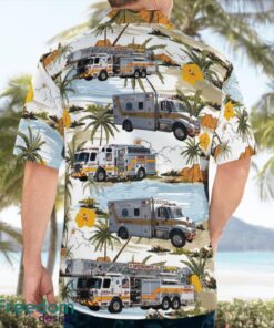 Davie, Broward County, Florida, Davie Fire Rescue Department Beach Hawaiian Shirt Product Photo 4