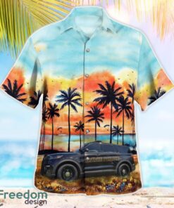 Davie, Broward County, Florida, Town of Davie Police Department Car Hawaiian Shirt Summer Beach Shirt Product Photo 3