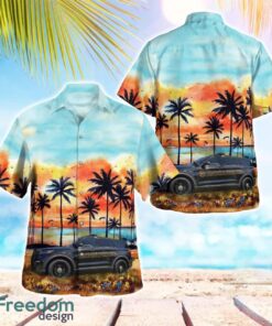 Davie, Broward County, Florida, Town of Davie Police Department Car Hawaiian Shirt Summer Beach Shirt Product Photo 1