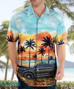 Davie, Broward County, Florida, Town of Davie Police Department Car Hawaiian Shirt Summer Beach Shirt Product Photo 4