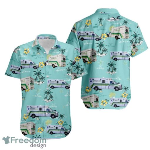 Decatur Morgan Hospital EMS Decatur Alabama Aloha Hawaiian Shirt Product Photo 1