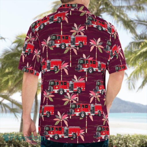 Deepwater Fire Company Pennsville, New Jersey Summer Hawaiian Shirt Product Photo 2