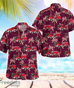 Deepwater Fire Company Pennsville, New Jersey Summer Hawaiian Shirt Product Photo 1