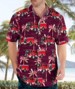 Deepwater Fire Company Pennsville, New Jersey Summer Hawaiian Shirt Product Photo 4