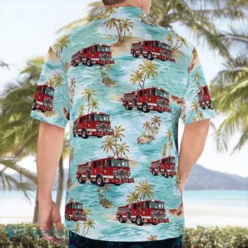 Deepwater Fire Department 3D Hawaiian Shirt Product Photo 2