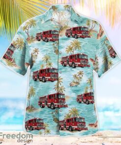 Deepwater Fire Department 3D Hawaiian Shirt Product Photo 3