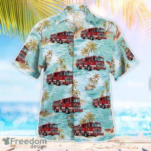 Deepwater Fire Department 3D Hawaiian Shirt Product Photo 3