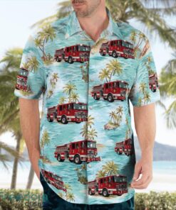 Deepwater Fire Department 3D Hawaiian Shirt Product Photo 4