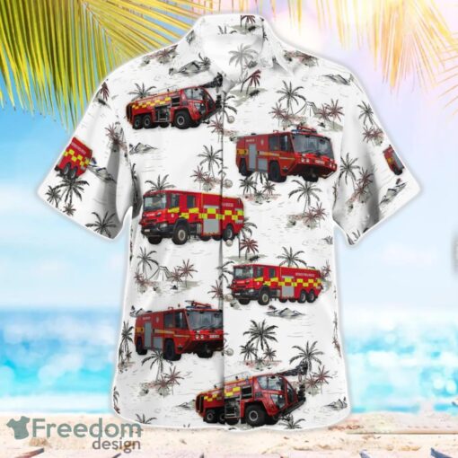 Defence Fire and Rescue Service Beach Hawaiian Shirt Summer Gift Product Photo 2