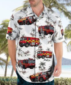 Defence Fire and Rescue Service Beach Hawaiian Shirt Summer Gift Product Photo 3