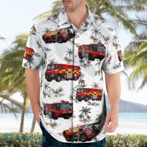 Defence Fire and Rescue Service Beach Hawaiian Shirt Summer Gift Product Photo 3