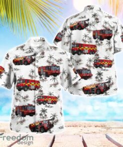 Defence Fire and Rescue Service Beach Hawaiian Shirt Summer Gift