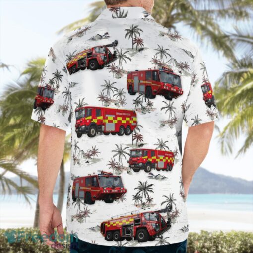 Defence Fire and Rescue Service Beach Hawaiian Shirt Summer Gift Product Photo 4