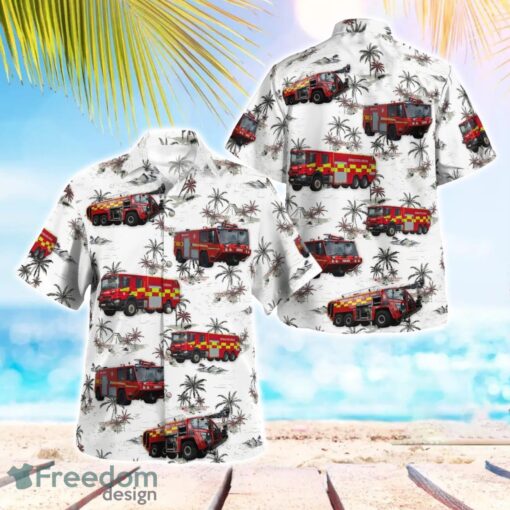 Defence Fire and Rescue Service Beach Hawaiian Shirt Summer Gift Product Photo 1