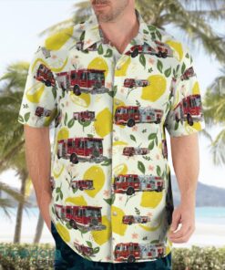 Dekalb County Fire Rescue Department Hawaiian Shirt Beach Summer Shirt Product Photo 4