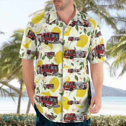 Dekalb County Fire Rescue Department Hawaiian Shirt Beach Summer Shirt Product Photo 4