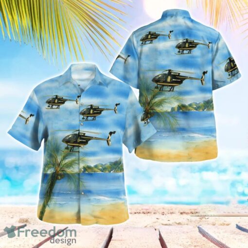 Dekalb County Police MD500 N90DK 3D Summer Aloha Hawaiian Shirt Product Photo 1