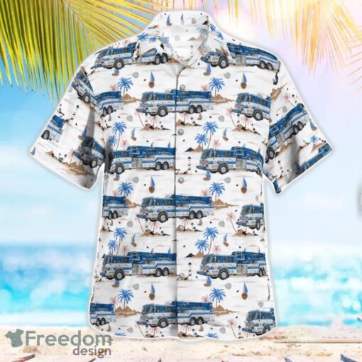 Deland Fire Department, Florida Tower Truck Hawaiian Shirt Beach Summer Shirt Product Photo 2