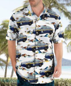 Delaware Capitol Police Ford Taurus Police Interceptor Hawaiian Shirt Men Women Beach Shirt Product Photo 3