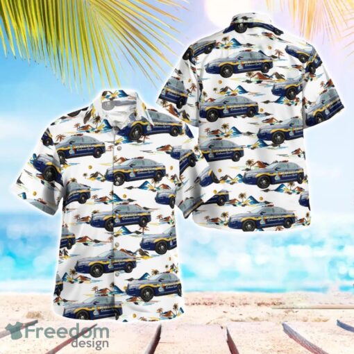 Delaware Capitol Police Ford Taurus Police Interceptor Hawaiian Shirt Men Women Beach Shirt Product Photo 1