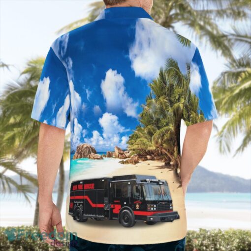 Delhi (LA) Fire Department Beach Hawaiian Shirt Summer Gift Product Photo 2