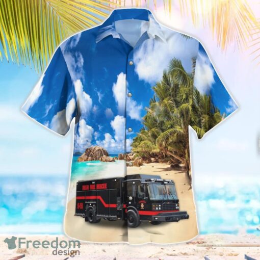 Delhi (LA) Fire Department Beach Hawaiian Shirt Summer Gift Product Photo 3