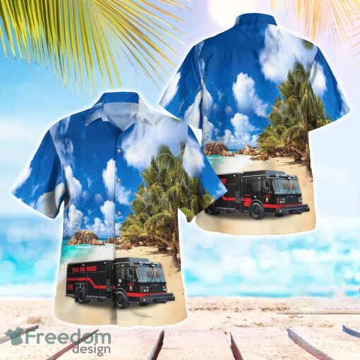 Delhi (LA) Fire Department Beach Hawaiian Shirt Summer Gift Product Photo 1