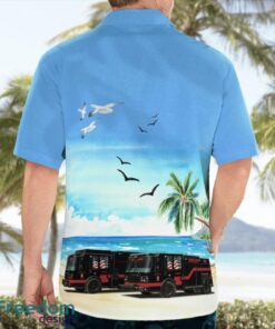 Delhi, Louisiana, Delhi Fire Department Tropical 3D Hawaiian Shirt Gift For Summer Product Photo 4