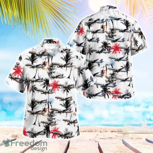 Delta Air Lines Boeing 757-232 Beach Hawaiian Shirt Gift For Summer Holiday Product Photo 1