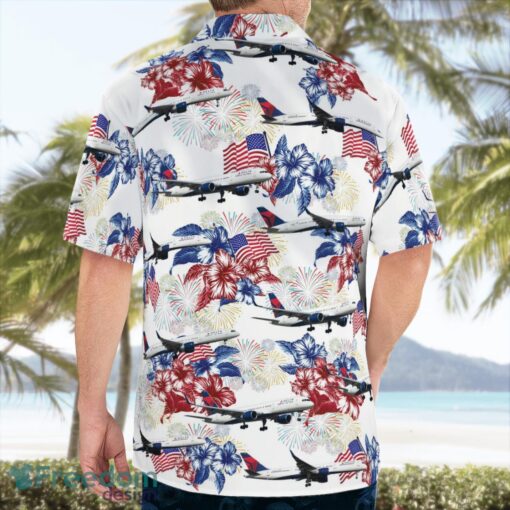 Delta Air Lines Boeing 757-232 Beach Hawaiian Shirt Summer Gift Product Photo 2