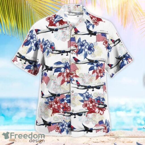 Delta Air Lines Boeing 757-232 Beach Hawaiian Shirt Summer Gift Product Photo 3